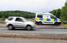 Mobile police speed camera. - Ian Cooper/North Wales Live